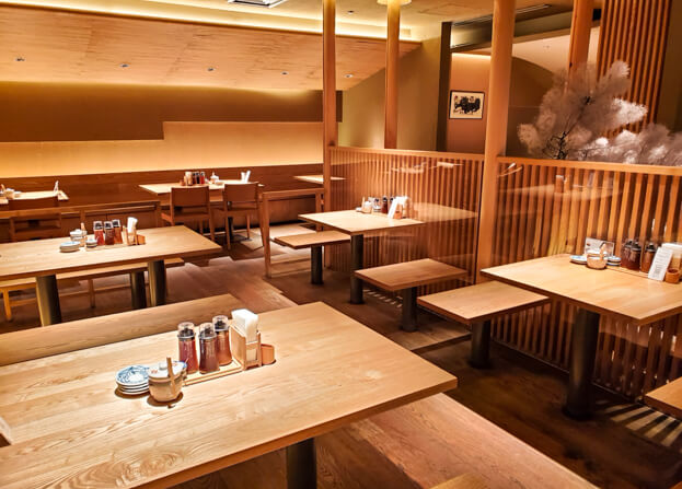 かつくら店内の様子